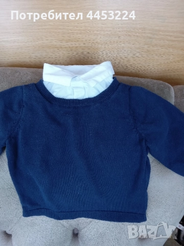 Бебешко зимно сако и блузи, снимка 2 - Бебешки блузки - 50931451