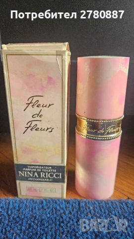 Ретро шише от парфюм Fleur De Fleurs BY NINA RICCI 50мл 