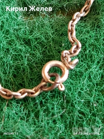 Сребърен синджир красива плетка стилен дизайн 51770, снимка 4 - Колиета, медальони, синджири - 54006068