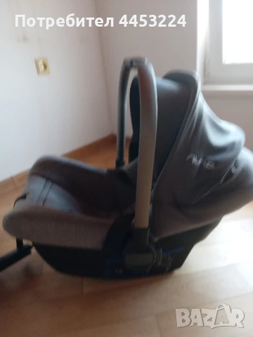 Бебешко столче за кола-nuna и преносима подложка за бебе на nuna, снимка 7 - Столчета за кола и колело - 51353325