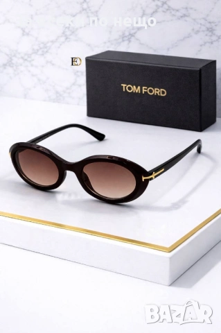 Tom Ford Слънчеви Очила С UV Защита С Подарък🎁Калъф И Кутия Гучи - Различни Цветове Код SK1183, снимка 4 - Слънчеви и диоптрични очила - 53992266