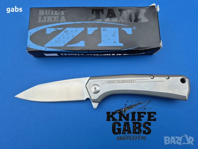 Сгъваем нож Zero Tolerance Rexford Design ZT0808, снимка 3 - Ножове - 53259433