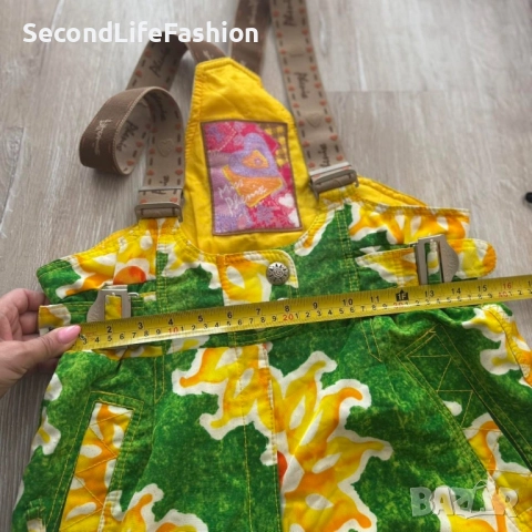 Винтидж дамски ски гащеризон Phenix, ретро флорални панталони за сноуборд, размер S, снимка 7 - Зимни спортове - 52500217