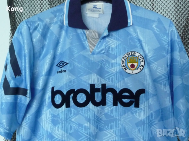 винтидж фланелка Umbro Manchester City футболна тениска  Vancouver Canucks Reebok NHL Canada , снимка 2 - Футбол - 53581998