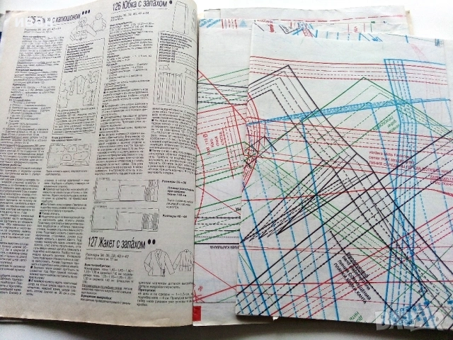 Списания "BURDA MODEN" - с кройки Руски, снимка 3 - Списания и комикси - 53220077