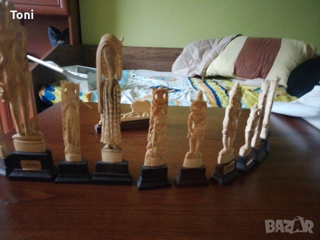 Колекция от слонова кост индийски богове и една друга фигура бартер, снимка 7 - Колекции - 53269696