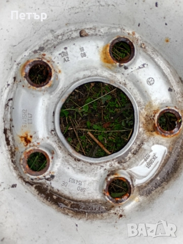 Джанта 15ска с гума за фолцваген шкода Ауди 5х112мм, снимка 2 - Гуми и джанти - 52057144