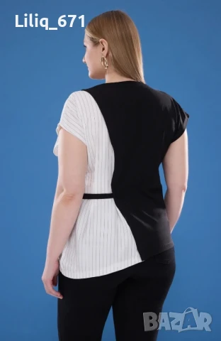 Нова блуза 5хл, снимка 2 - Тениски - 50487996