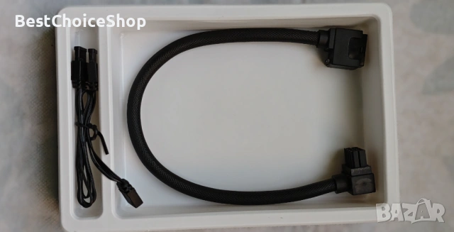 AsiaHorse 8-пинов PSU кабел удължител 18AWG за GPU ARGB SYNC, снимка 4 - Кабели и адаптери - 53852467