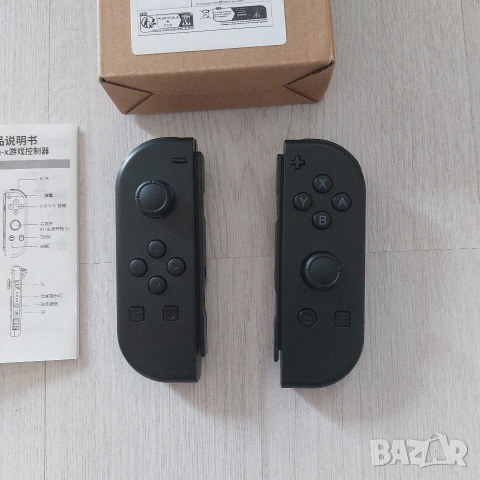 НОВИ Светещи Контролери JOY-02 за Nintendo Switch / OLED / Lite – Пълен Комплект, снимка 2 - Аксесоари - 53955222