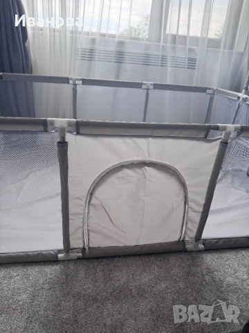 Кът за игра Selonis, Полиестер/Полиетилен, 180x122x62 см, Сив, 1 година+, снимка 7 - Други - 53062397