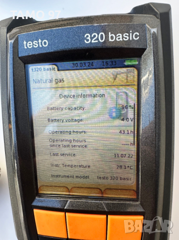 TESTO 320 Basic - Газ анализатор перфектен!, снимка 5 - Други инструменти - 45040322