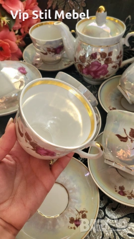Руски сервиз за чай , снимка 7 - Сервизи - 53731273
