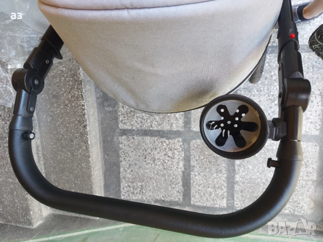 Детска бебешка количка 3 В 1 DADA PARADISO MAX 500 SILVER LIGHT, снимка 10 - Детски колички - 50975715