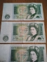 Продавам 5 бр. банкноти от един паунд великобритания / една британска лира за колекционери, снимка 3