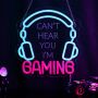 YuanDian LED Неонов знак - Can't Hear You I'm Gaming, снимка 8