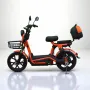 Електрически скутер с педали MaxMotors EBZ 18 750W/48V/20Ah - ORANGE, снимка 2