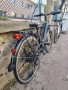 28 цола електрически алуминиев велосипед с 21 скорости усилени капли амортисьори предни като нов , снимка 3