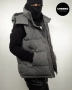 Мъжки пухен елек с качулка MANGO Hooded Puffer Vest – размер XXL, снимка 12