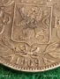 Сребърна монета 5 франка 1869г. Белгия Крал Леополд втори за КОЛЕКЦИЯ 52733, снимка 5