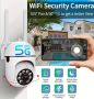 Охранителна камера със СЛОТ ЗА SIM КАРТА, Full HD 5G, снимка 1 - IP камери - 45803996
