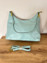 Светло синя дамска чанта с две дръжки , снимка 1 - Чанти - 45004159