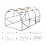 Компактна оранжерия - професионална защита и идеални условия за вашите култури - 3 х 2 х 2м, снимка 4