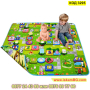 Детска постелка за игра, килим двулицев - КОД 3295, снимка 3