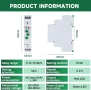 DEWIN многофункционално времереле 230V DIN шина, снимка 4