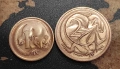 Монети Австралия - 2 бр. [1966-1973], снимка 1