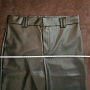 Чисто нов дамски черен лъскав кожен панталон "Zara" / "Зара", размер S, снимка 5