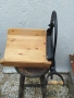 Немска дървена ретро гилотина, снимка 1