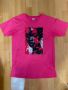 Дамска розова тениска , снимка 1 - Тениски - 45660506