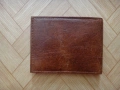 Нов кафяв мъжки кожен портфейл, портмоне от естествена кожа, снимка 2