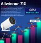 Преносим LED проектор HY300 4K Wifi Android11 200ANSI Allwinner H713 BT5 1280х720P Домашно кино, снимка 16