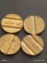 Четири жетона токен стари редки БТК за КОЛЕКЦИЯ ДЕКОРАЦИЯ 18751, снимка 5