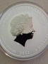 Сребро 2 oz.2012 Лунар годината на Дракона, снимка 4