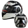 Мото каска Automat, 2 визьора, S, M, L и XL, M67, Сив и сив/неон, снимка 2