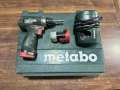 Акумулаторен винтоверт Metabo POWERMAXX BS BASIC с 2 батерии и зарядно, снимка 1