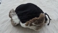 Шапка ушанка с естествен косъм, снимка 9