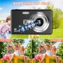 Нова 1080P FHD камера 44MP с 16X зуум и 32GB SD карта за начинаещи, снимка 2