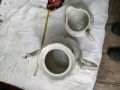 порцеланови чайник и латиера, снимка 5