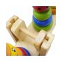 3575 Дървена играчка за сортиране и баланс, снимка 6