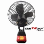Акумулаторен Преносим вентилатор KraftWorld PRO 21V с 2 батерии 4Ah, снимка 4