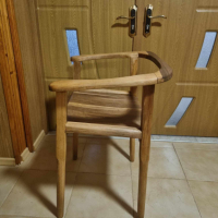 Дървен стол от орех, снимка 5 - Столове - 44970738