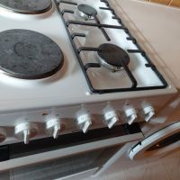 Готварска печка с вентилатор, котлони ток и газ, снимка 1 - Печки, фурни - 45596663