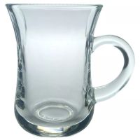 Комплект от 6 броя стъклени чаши, сервиз за кафе или чай, 150ml, снимка 2 - Сервизи - 45545644