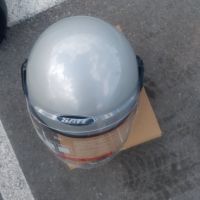 Шлем, каска за мотор скутер мотопед с визьор SAFE сива, черна,, снимка 8 - Аксесоари и консумативи - 36676838