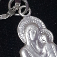 Сребърен синджир с висулка , снимка 7 - Колиета, медальони, синджири - 44957813