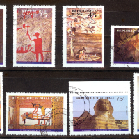 Мали 1994 г. 20 марки "Световни паметници от Древността" - клеймо СТО, снимка 1 - Филателия - 44218424